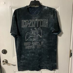 Led Zeppelin Tie die T-shirt Size XL